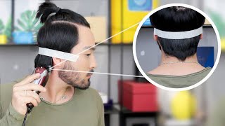 COMO CORTAR CABELO MASCULINO SOZINHO  AULA PASSO A PASSO [upl. by Honor182]