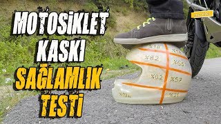 Motosiklet Kaskı Sağlamlık Testi ve Kask Nasıl Seçilir Sorusunun Cevabı [upl. by Tildy]