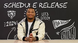 Back to School  Schedule Release 2024  Chicago Bears [upl. by Eden554]