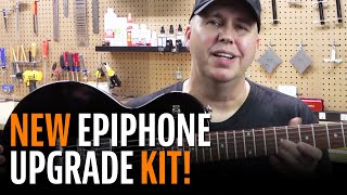 Phil McKnight Shows Off Our New Epiphone Hardware and Electronics Upgrade Kit [upl. by Zoara]