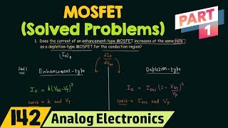 MOSFET Solved Problems Part 1 [upl. by Eineeuq]