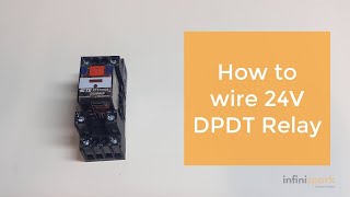 How to wire a 24V relay [upl. by Htedirem875]