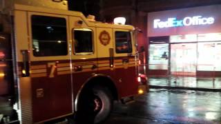 FDNY Engine 7 Ladder 1 Battalion Chief 1 response [upl. by Shelagh290]