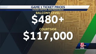 Have 117K available Courtside ticket prices for Celtics Game 1 [upl. by Ut839]