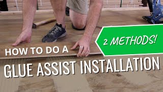 How To Do A Glue Assist Hardwood Installation [upl. by Nolaf538]