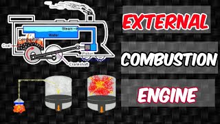 External combustion Engine Working Mechanism Explained [upl. by Roosnam]