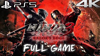 NINJA GAIDEN 3 RAZORS EDGE PS5 Gameplay Walkthrough FULL GAME 4K 60FPS No Commentary [upl. by Sewell]