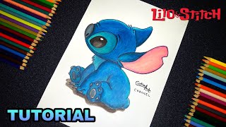 Como dibujar a STITCH paso a paso  How to draw STITCH [upl. by Oakman]