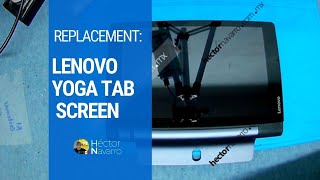 Lenovo Yoga Tab YT3850f screen replacement ♻️ [upl. by Marybella970]