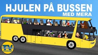 Barnsånger på svenska  Hjulen på bussen mm [upl. by Ahsirtap]