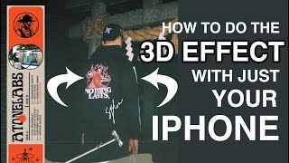 HOW TO 3D GIF PHOTOS WITH JUST IPHONE No Film Camera [upl. by Nations]