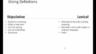 Types of Definitions [upl. by Abisia]