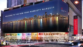 New York Marriott Marquis Hotel Tour  Luxury NYC hotels in Times Square [upl. by Guthrie]