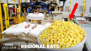 How Popcorn Is Made  Regional Eats [upl. by Ardrey]