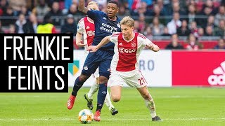 Best moments of Frenkie de Jong at Ajax  FRENKIE FEINTS [upl. by Ancalin]