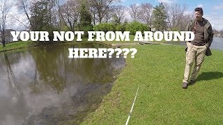 Guy Tries To Kick Me Out For Fishing In My Own Pond [upl. by Abil]