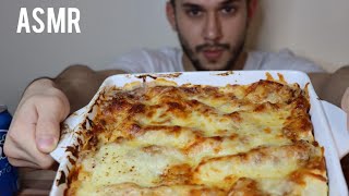 ASMR CHEESY LASAGNA  MUKBANG REAL EATING SOUNDS [upl. by Eamaj570]