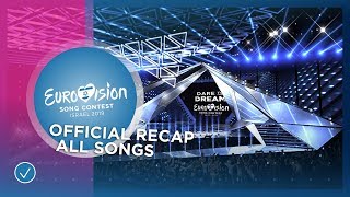 OFFICIAL RECAP All 41 songs of the 2019 Eurovision Song Contest [upl. by Ylrebmic]