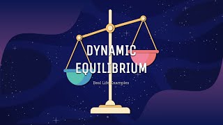 Dynamic Equilibrium  Real Life Examples [upl. by Audras]