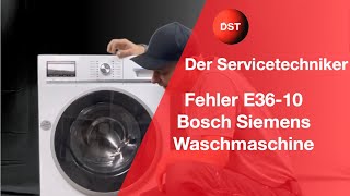 Fehler E3610 Bosch Siemens Constructa Waschmaschine E3625 [upl. by Marashio]