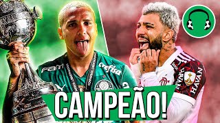 ♫ PALMEIRAS TRICAMPEÃO DA LIBERTA FLAMENGO NÃO KKKKK  Paródia Ameaça  Paulo Pires [upl. by Kirsten]