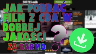 Jak pobrać film z CDA za darmo [upl. by Rese]