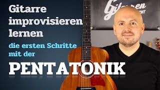 Gitarrensolo spielen erste Schritte  Improvisation Grundlagen [upl. by Sivar750]