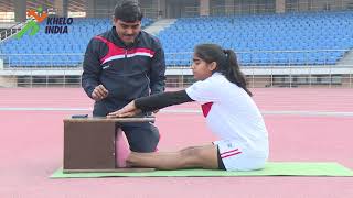 Sit and Reach Flexibility Test Khelo India Fitness Assessment  HINDI [upl. by Abott407]