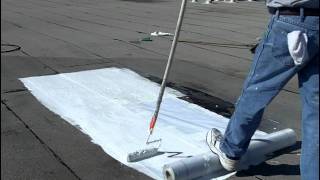 How to Install Elastomeric Roof Coating  Flat Roofs [upl. by Gernhard787]