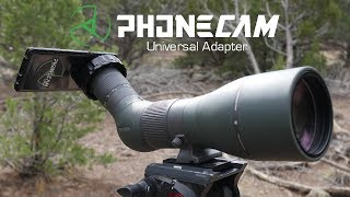 Phonecam Universal Smartphone Digiscope Adapter  Fits All Optics  Digiscoping [upl. by Christie]