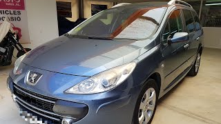 PEUGEOT 307 SW 2008  Diesel  Review español [upl. by Sholley644]