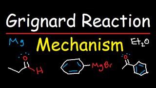 Grignard Reagent Synthesis Reaction Mechanism  Organic Chemistry [upl. by Larual]