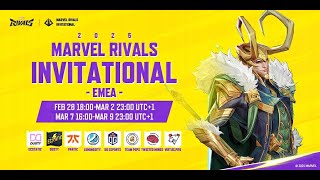 Marvel Rivals Invitational 2025 EMEA Day 4 UTC1） [upl. by Adilen]