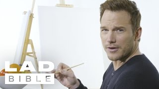 Chris Pratt And Dave Bautista From ‘Guardians Of The Galaxy Vol 2’ Paint Each Other’s Portrait [upl. by Melina968]