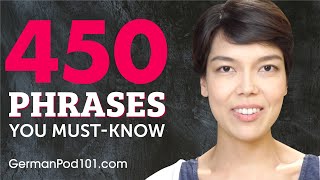 450 Phrases Every German Beginner Must Know [upl. by Han879]