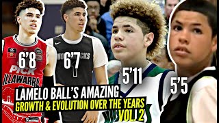 LaMelo Balls Amazing Evolution Through The Years Vol 2 From 55 13 YO to 68 18 Year Old [upl. by Frannie]