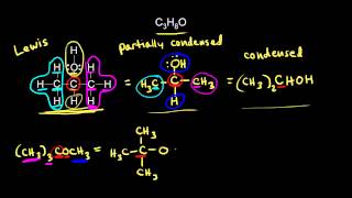 Condensed structures  Structure and bonding  Organic chemistry  Khan Academy [upl. by Atiuqat]