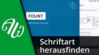 Schriftart auf Webseite herausfinden ✅ Tutorial [upl. by Joanie]