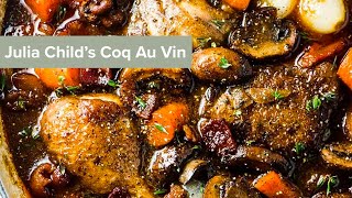 Julia Childs Coq Au Vin [upl. by Ennaisoj]