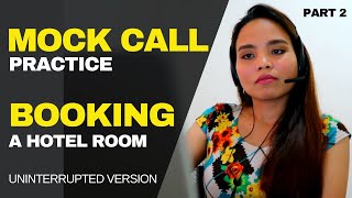 Mock Call Practice  Hotel Reservation  Short Version [upl. by Codi496]