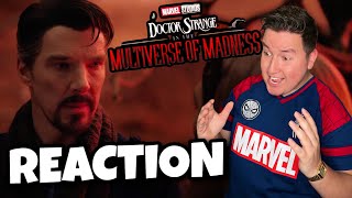 Doctor Strange in the Multiverse of Madness Superbowl Trailer REACTION [upl. by Laural328]