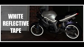 How to Install Reflective Tape  Motorcycle Wheels [upl. by Giesser]