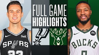 SPURS at BUCKS  FULL GAME HIGHLIGHTS  December 19 2023 [upl. by Yruam]