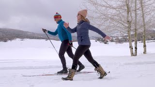 How to Cross Country Ski A Beginner’s Guide  Part 2  PSIAAASI [upl. by Luhem]