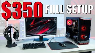 350 FULL PC Gaming Setup and How To Upgrade It Over Time [upl. by Hayne]