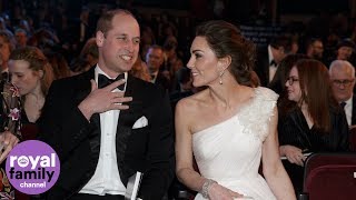 The Duke and Duchess of Cambridge arrive at BAFTAs [upl. by Eittel]