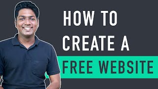 How To Create A Free Website  with Free Domain amp Hosting [upl. by Yttam]