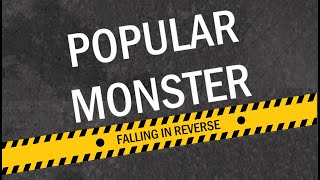 Falling In Reverse  Popular Monster HD [upl. by Mahgirb]