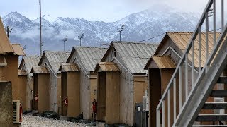 Housing new troops at Bagram Air Base 🇦🇫 NATO in Afghanistan 2009 [upl. by Pier]