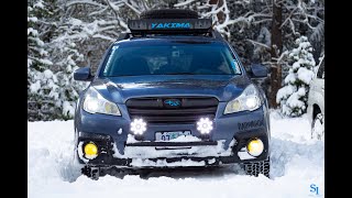 Snowpocalypse 2019 Subaru Outback testing Cooper Discoverer AT3 4S [upl. by Casar475]